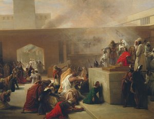 Kroningen av Joas, 1839 av Francesco Hayez