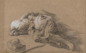 Sovende bonde av Francesco Londonio