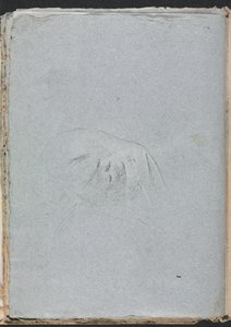 Verona Skissebok: Draperi side 20, 1760. av Francesco Lorenzi
