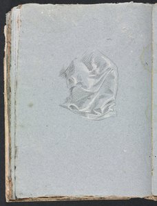 Verona Skissebok: Draperistudie side 94, 1760. av Francesco Lorenzi