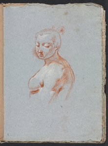 Verona Sketchbook: Naken kvinne (side 27) av Francesco Lorenzi