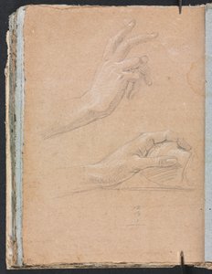 Verona Sketchbook: Hands side 92, 1760. av Francesco Lorenzi