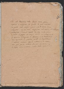 Verona Skissebok: Inskripsjon side 1, 1760. av Francesco Lorenzi