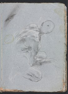 Verona Sketchbook: Naken mann fra baksiden side 9, 1760.