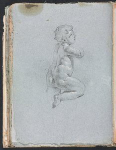Verona Sketchbook: Putto på profilside 64, 1760.