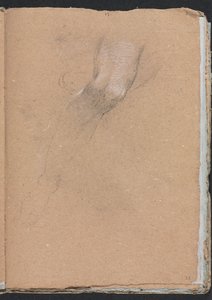 Verona Skissebok: Høyre ben side 33, 1760. av Francesco Lorenzi