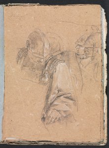 Verona Sketchbook: Soldiers side 73, 1760. av Francesco Lorenzi
