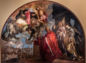 Glorifisering av Podestà Girolamo Priuli