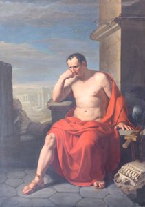Marius sittende på ruinene av Kartago, Francesco Oliva av Francesco Oliva