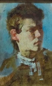 Selvportrett som ung mann av Francesco Paolo Michetti