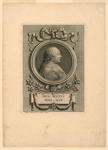 Pave Pius VI (1775–1799) av Francesco Piranesi