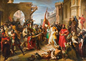 The Oath of the Anconetans, 1850-tallet.