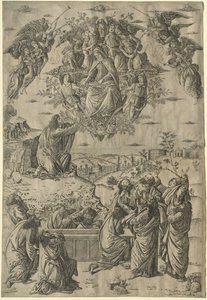 The Assumption of the Virgin, ca. 1495. av Francesco Rosselli