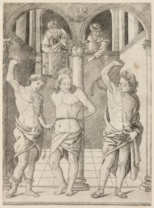 The Flagelation, plate 7 fra Jomfruens liv og Kristus