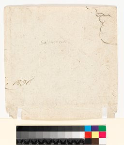 Tegning på baksiden av papiret (verso), før 1747 (grafitt på papir) [se 5938251] av Francesco Solimena