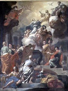 Jomfruens antagelse av Francesco Solimena