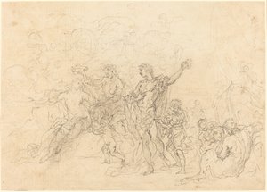Ekteskapet til Bacchus og Ariadne av Francesco Solimena