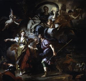 Den kongelige jakten på Dido og Aeneas, ca. 1712-14
