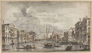Canal Grande ser mot salutten og doganaen