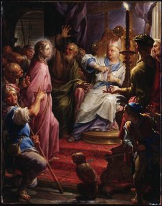 Kristus for Kaifas av Francesco Trevisani
