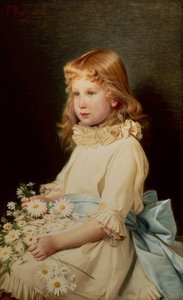 Portrett av Marquerite av Neu-Fville av Francesco Valaperta