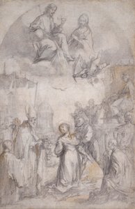 Den siste nattverden og martyrdøden til Saint Lucy av Francesco Vanni