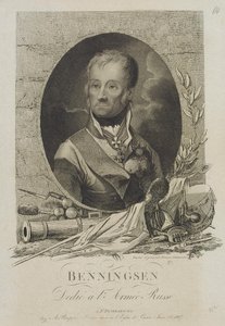 Portrett av grev Levin Leonty August Theophil von Bennigsen 1745-1826, 1807