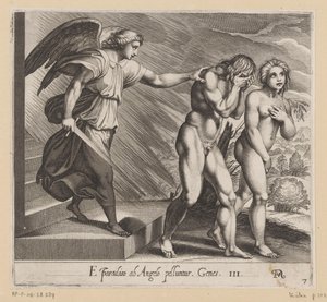 Utvisning fra paradis av Francesco Villamena