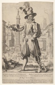 Giovanni Alto Johann Alten, Ioannes Altus står på Quirinal-høyden i Roma, med ham...,