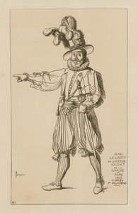 Jean le Grott av Luzern, pavens vaktmann, 1613
