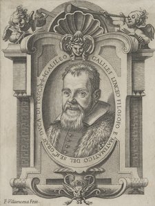 Portrett av Galileo Galilei, 1613. av Francesco Villamena