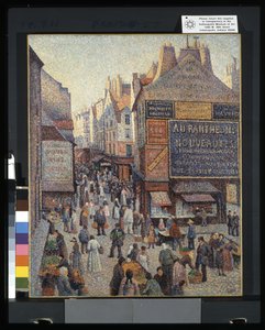 Rue Mouffetard (olje på lerret)