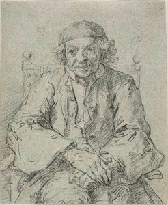 Portrett av en gammel mann av Francesco Zuccarelli
