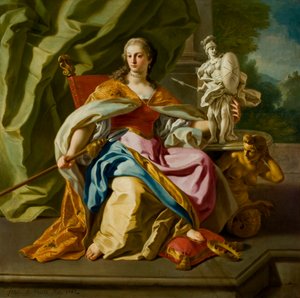 Allegori om adelen av Maltas orden, 1747.