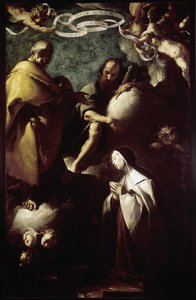 The Vision of Saint Teresa of Avila (olje på lerret