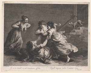 kvinner som kjemper Women Fighting (serietittel) av Francesco del Pedro