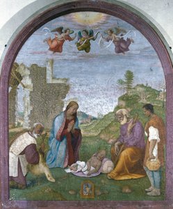 Tilbedelse av hyrdene (fresco)