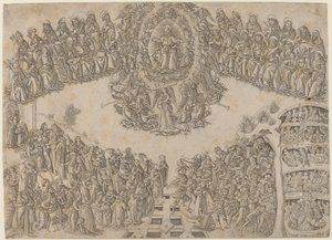 Den siste dommen av Francesco di Lorenzo Rosselli after Fra Angelico