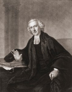 William Romaine. Portrett. (skrive ut) av Francis (after) Cotes