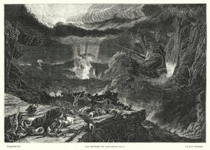 Åpningen av det sjette seglet (gravering) av Francis (after) Danby