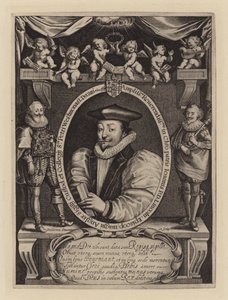 John Williams, biskop av Lincoln, senere erkebiskop av York, c1621 (gravering) av Francis (after) Delaram