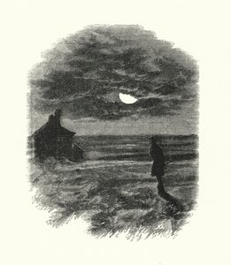 Illustrasjon for store forventninger av Charles Dickens (gravering) av Francis Arthur Fraser
