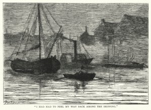 Illustrasjon for store forventninger av Charles Dickens (gravering) av Francis Arthur Fraser