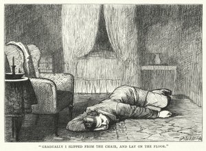 Illustrasjon for store forventninger av Charles Dickens (gravering) av Francis Arthur Fraser