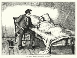 Illustrasjon for store forventninger av Charles Dickens (gravering) av Francis Arthur Fraser