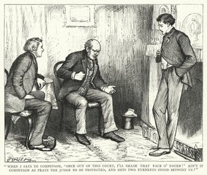 Illustrasjon for store forventninger av Charles Dickens (gravering) av Francis Arthur Fraser