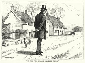 Illustrasjon for store forventninger av Charles Dickens (gravering)