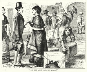 Illustrasjon for store forventninger av Charles Dickens (gravering) av Francis Arthur Fraser