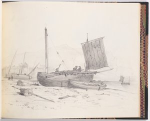 Fiskebåter av Francis Augustus Lathrop
