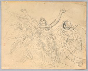 Gruppe av engler av Francis Augustus Lathrop